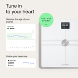 WITHINGS Body Comp WLAN Smart Scales with Full Body Analysis Including Fat Content, Muscle Mass, Bone Density, Visceral Fat, Digital Personal Scales/Body Fat Scales with Bluetooth