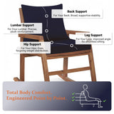 downluxe 24x24 Outdoor Chair Cushions, Waterproof Fade Resistant Patio Furniture Cushions with Handle & Removable Cover