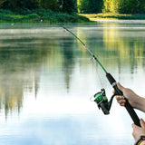 Fishing Rod Gear Set for Beginners Portable Wheel
