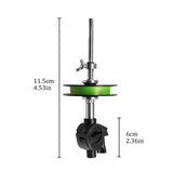THKFISH Fishing Line Spooler Winder Mini Line Spooler Fishing Rod Reel Spooling Station System Fishing Pole Clamp