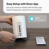Deco 7 Pro Tri-Band WiFi 7 BE10000 Whole Home Mesh System 6-Stream 10 Gbps