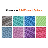 GYMENIST Thick Exercise Yoga Floor Mat Nbr 24 X 71 Inches Great for Camping Cardio Workouts Pilates Gymnastics (Purple) GYMENIST