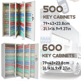 Steel Key Cabinet with Hoo & Labels for Hotels Real Estate & Businesses