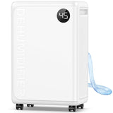 PLUSCENT 32 Pint Dehumidifier for Basement, 2500 sq.ft Dehumidifiers for Home with Drain Hose, 3 Modes, Auto Defrost, 24H Timer, Quiet Smart Humidity Control for Large Room, Bedroom, Bathroom, RV