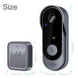 MNUYKGF Fingerprint Time Clock Wireless Video Doorbell with Rain Cover