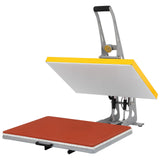 Semi-Auto Heat Press Machine, 16x24inch Heat Press with Slide-Out Base, 110V 2000W High-Pressure Sublimation Transfer Machine