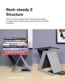 Folding Laptop Stand Lap Desk, Portable & Mini Computer Stand Laptop Desk for Travel and Home Office