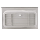 RecPro Bathtub | Durable Replacement 40" x 24" | Camper Trailer RV Tub | Alpha | Tub | Parchment or White (White - with Drain Stopper)