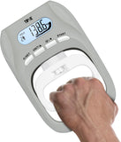 TIPRE 396lbs/180kg Grip Strength Tester, Digital Dynamometer With LCD Display, Adjustable Hand Grip Training Gauge, Exercisers for Sports Home School Use - Gray
