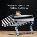 DTTLYQF Aluminum Laptop Stand Portable Game Notebook Holder Compatible with Inch Computer Non-Slip Base