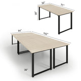 Bonzy Home 12FT Conference Table, Modern Large Meeting Table Office Desks for 16 Person