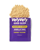 VeryVery Good Tea Sleep Tea, Vanilla Taro Instant Sleep Tea Sachets, Chamomile & 2mg Melatonin, Restful Sleep Support, No-Steep Dissolving Tea Crystals, Hot or Cold Drink Mix, No Tea Bags, 16 Count