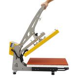 Heat Press Machine, 1800w 110v 15.75 * 19.69 in Shirt Press Machine Magnetic Semi-Automatic Hot Stamping Sublimation Heat Transfer Machine