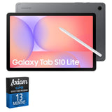 Samsung Galaxy Tab S10 Lite 10.9" Tablet, 256GB, Gray + 13-Month Axiom Care