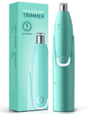 ZORAMI Rechargeable Ear and Nose Hair Trimmer - 2026 Professional Painless Eyebrow & Facial Hair Trimmer for Men Women, Powerful Motor and Dual-Edge Blades for Smoother Cutting Mint Green
