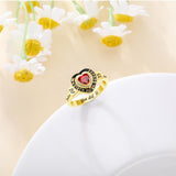 Oseew 2027 Women High School College Graduation Class Ring