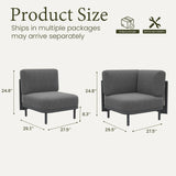 LayinSun 5 Pieces Patio Furniture Set