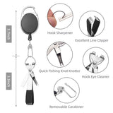 YAMLGHT Fishing Tools Set Fishing Pliers Fish Lip Gripper Handheld Digital Fish Scale Fishing Knot Tying Tool with Retractors Fishing