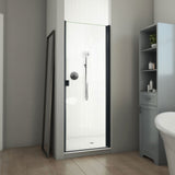 Shower Door in Matte Black and Clear Glass DreamLine