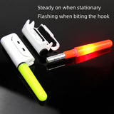 LED Fishing Rod Tip Lights – Smart Strike Indicator & Bite Alarm for Night Fishing – Waterproof Clip-On Alert with High Visibility Glow for Catfish, Carp & Surf Casting (Battery Included)