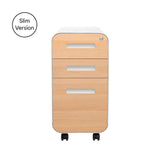Laura Davidson Furniture Stockpile Slim 3-Drawer Mobile File Cabinet with Lock