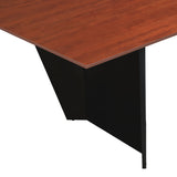 Array 120" Conference Table with Power Data Grommet- Cherry/Black Regency