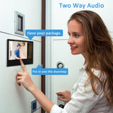 ANJIELO SMART Wired Video Intercom System,10 Inch Touch Monitor with 1080P HD Doorbell Camera,Apartment Door Phone Kit,Support Motion Detechtion RFID Card Unlocking for Home (2 doorbell + 4 Monitor)