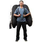 Rosyouth 1-Person Inflatable Kayak, Portable Outdoor Fishing Boat with Adjustable Shoulder Straps, Inflatable Fishing Boat for Lakes and Rivers, 286.6 lbs Weight Capacity Rosyouth