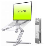 Model-X 2.0 Laptop Stand, Laptop Stand for Desk Adjustable Height, 360 Rotating Laptop Riser