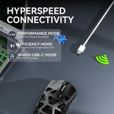 ATTACK SHARK R3 46g Superlight Magnesium Alloy Wireless Gaming Mouse, Grey