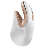 ProtoArc EM11 NL Wireless Ergonomic Mouse, Rechargeable, White Gold