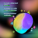 Waterelf Glow in The Dark Putty for Kids, Fidget Stress Relief Play Putty for Boys Girls Adults, Non-Sticky Therapy Toys - 3.2oz, Rose Red/Blue/Purple