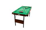 Crucis 5.5-Foot Folding Billiard/Pool Table (Green Original) RACK
