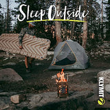Klymit Insulated Static V Luxe SL Inflatable Sleeping Pad for Camping, Lightweight Hiking and Backpacking Air Bed for Cold Weather, 3.5 Inch Thick