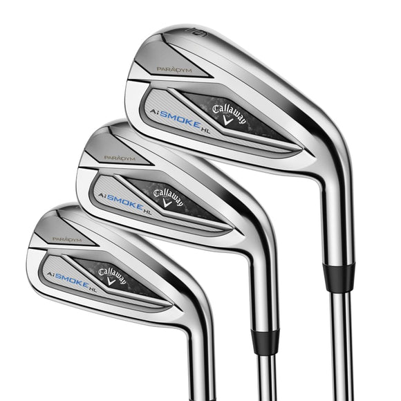 Callaway Golf Paradym AI Smoke HL Iron Set (Left Hand, 5-PW,AW,GW, Steel, Stiff) Callaway
