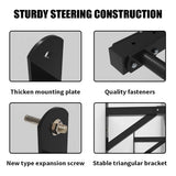 BESTHLS Wall Mounted Pull Up Bar Multi-Grip Chin Up Bar Strength Training Pull-up Bars with Hanger Rings for Punching Bags, Power Ropes for Home Gym