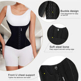 MISTHIN Waist Cincher Trimmer Belt Girdle Workout Shapewear Tummy Control Shaper Waist Trainer for Women (Black, XX-Small)