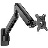 monTEK Single Monitor Wall Mount, Wobble-Free Spring, 17–32" Full Motion