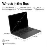 HP OmniBook 3 16" Touch Laptop, Intel Ultra 7 255U, 32GB DDR5 RAM, 1TB SSD