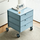 3-Drawer Rolling Storage Cart, File Cabinet with Wheels