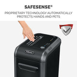 Fellowes® 99Ci 100% Jam Proof Cross Cut 18-Sheet Home Office Paper Shredder with SafeSense®, Black