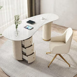 BGGJJ Computer Desk Bright Desk Computer Integrated Desk Modern Simple Home Small Apartment