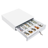 MUNBYN 15.6-inch POS-Touch-Screen-Monitor and White Cash Drawer