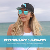 S A Soul of Adventure Performance Snapback Hat | Water-Resistant Baseball Cap for Men & Women