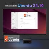 BOSGAME P4 Ultra Linux Mini PC, Ryzen 7 7730U 16GB DDR4 1TB PCIe SSD