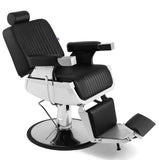 Artist hand Barber Chair Reclining Hydraulic Barber Chairs Heavy Duty Styling Chairs for Salon Chair Tattoo Chair Beauty Equipment (Black)