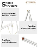DJAR 3 Pcs 63" Adjustable Wooden Display Easel Stand for Sign