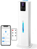 8L Smart Humidifiers for Bedroom Large Room, 2.1Gal Cool Mist Top Fill Diffuser Ambient Light, App & Remote Control, 3 Mist Modes, Quiet Humidifier for Home Office Plant (White)