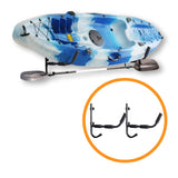 ASMSW Kayak Storage Rack Kayak Wall Hanger Canoe Wall Mount Hooks for Kayak Sup Canoe Paddle Boards Heavy Duty Steel Storage Hooks 80LBS Capacity ASMSW
