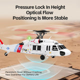 SOWOFA Remote Controlled Helicopter K270 brushless Motor RC Helicopter Single Wing aileron Free 4CH 6-axis Gyroscope Altitude Hovering Suitable for Adult Beginners 14+